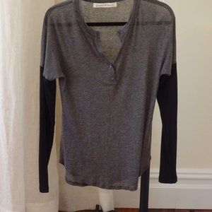 Graham & Spencer long sleeve color block henley